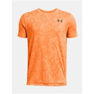 Oranžové chlapčenské športové tričko Under Armour UA Tech Vent Geode SS-ORG