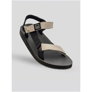 Čierno-béžové pánske sandále Hannah Drifter