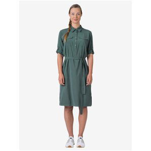 Zelené dámske košeľové šaty Hannah Liby