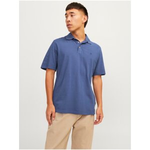 Modré pánske polo tričko Jack & Jones William