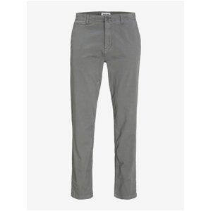 Šedé pánske chino nohavice Jack & Jones Stace