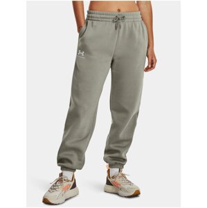 Zelené tepláky Under Armour Essential Fleece Joggers