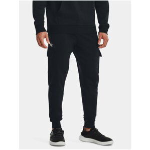 Čierne tepláky Under Armour UA Rival Fleece Cargo Jogger