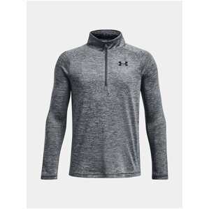 Šedé športové tričko Under Armour UA Tech 2.0 1/2 Zip