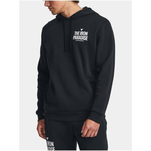 Čierna mikina Under Armour Pjt Rock Rival Fleece Hoodie