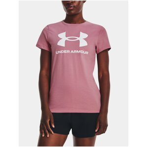 Ružové dámske tričko Under Armour UA W SPORTSTYLE LOGO SS