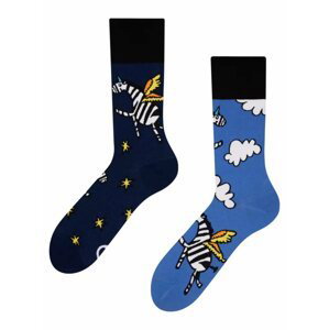 Modré veselé ponožky Dedoles Zebrorožec