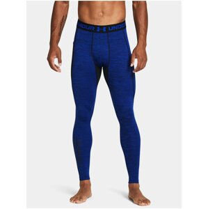 Modré športové legíny Under Armour CG Armour Twist Lgs