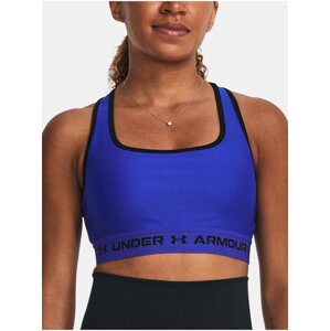 Modrá športová podprsenka Under Armour Crossback Mid Bra