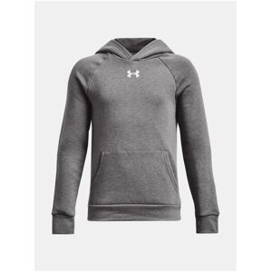 Sivá mikina Under Armour UA Rival Fleece Hoodie