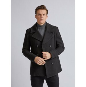 Čierny kabát Burton Menswear London