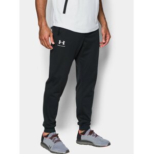 Čierne športové tepláky Under Armour SPORTSTYLE TRICOT JOGGER