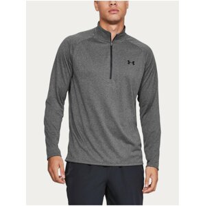 Šedé športové tričko Under Armour UA Tech 2.0 1/2 Zip