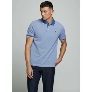 Modrá polokošeľa Jack & Jones Bluwin