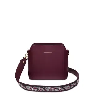 Dámska crossbody kabelka Mia Bohemian "CARDINAL" + Popruh Zlatá