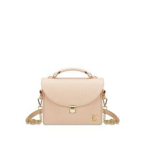 Dámska crossbody kabelka Bella Bohemian "NUDE" Strieborná