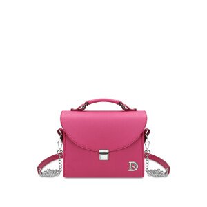 Dámska crossbody kabelka Bella Bohemian "FUCHSIA" Strieborná