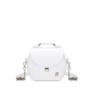 Dámska crossbody kabelka Ema Bohemian "BIANCO" Strieborná