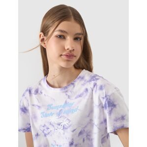 Dievčenské tričko s potlačou - viacfarebné
