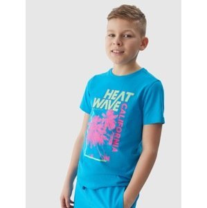 Chlapčenské tričko s potlačou - modré