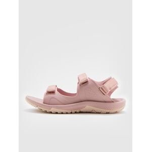 Dámske sandále - púdrovo ružové