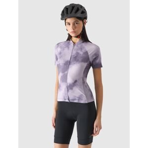 Dámsky rozopínateľný cyklistický dres - fialový