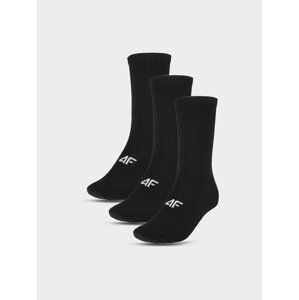 Dámske casual ponožky nad členok (3-pack) - čierne