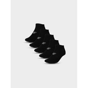 Dámske casual ponožky pred členok (5-pack) - čierne