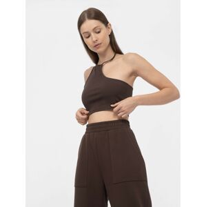 Dámsky crop top s asymetrickým ramienkom