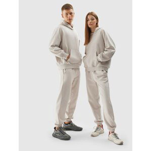 Unisex teplákové nohavice typu jogger - béžové