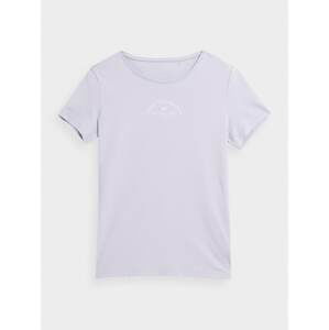 Dámske regular tričko z organickej bavlny - fialové