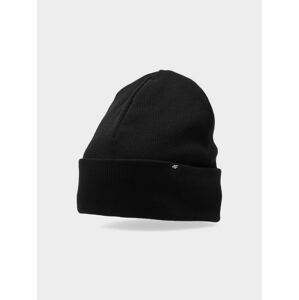 Detská čiapka typu beanie z rebrovaného materiálu