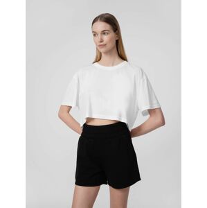 Dámske oversize crop top tričko s prísadou modalu