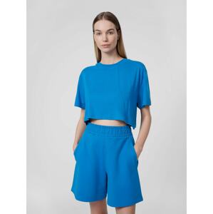 Dámske oversize crop top tričko s prísadou modalu