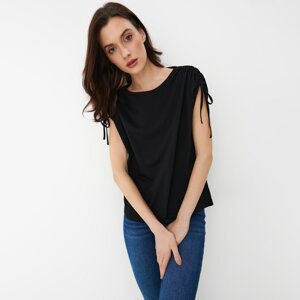 Mohito - Bavlnené tričko - Čierna