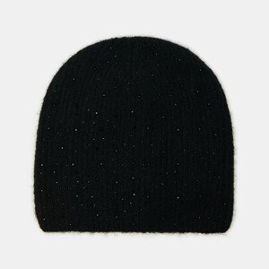 Mohito - Čiapka beanie s ozdobnou aplikáciou - Čierna