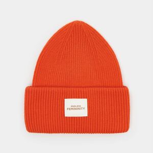 Mohito - Čiapka beanie s nápisom - Oranžová