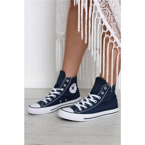 Dámske tmavomodré vysoké tenisky Chuck Taylor All Star