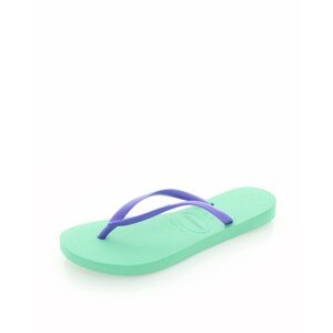 Mätovo-fialové šľapky Havaianas Slim Logo