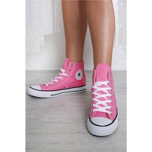 Dámske ružové vysoké tenisky Chuck Taylor All Star