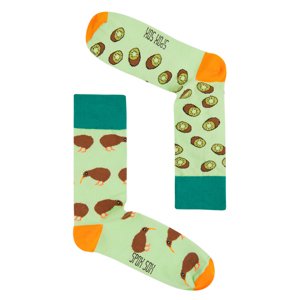 Unisex zelené ponožky Spox Sox Kiwi