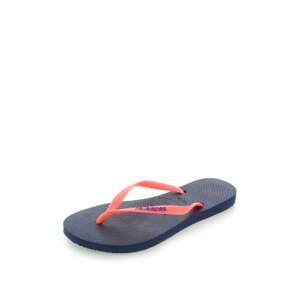 Modro-oranžové šľapky Havaianas Slim Logo