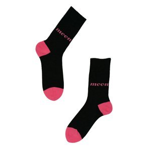 Čierno-ružové ponožky Moon I