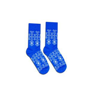 Modré ponožky Čičmany