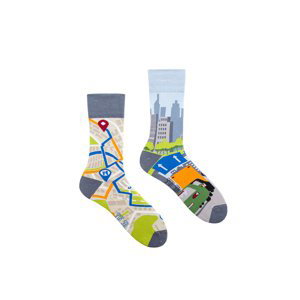 Sivo-zelené ponožky Big City Life