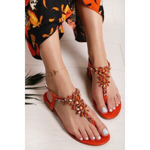 Oranžové sandále Oliana