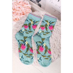 Tyrkysovo-ružové ponožky Frutta Socks