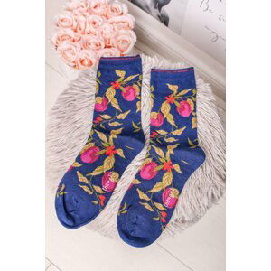 Modro-zelené ponožky Frutta Socks