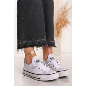 Dámske biele nízke tenisky Chuck Taylor All Star Shoreline Knit Slip