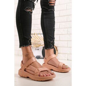 Ružové gumené sandále Klariss